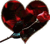 Gif animé rose et coeur